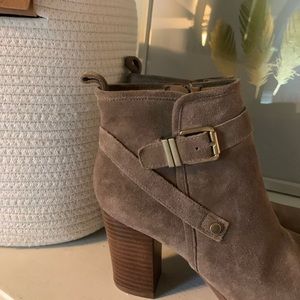 Franco Sarto Suede Booties